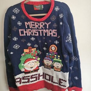Spencer's South Park Light Up Christmas Sweater Large
